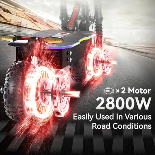 Electric Scooter for Adults, 55MPH Max Speed, 60Miles Range,