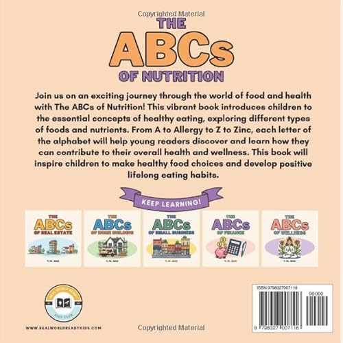 The ABCs of Nutrition: Early Learning Book for Baby, Toddlers and Children | A to Z Basics of Health