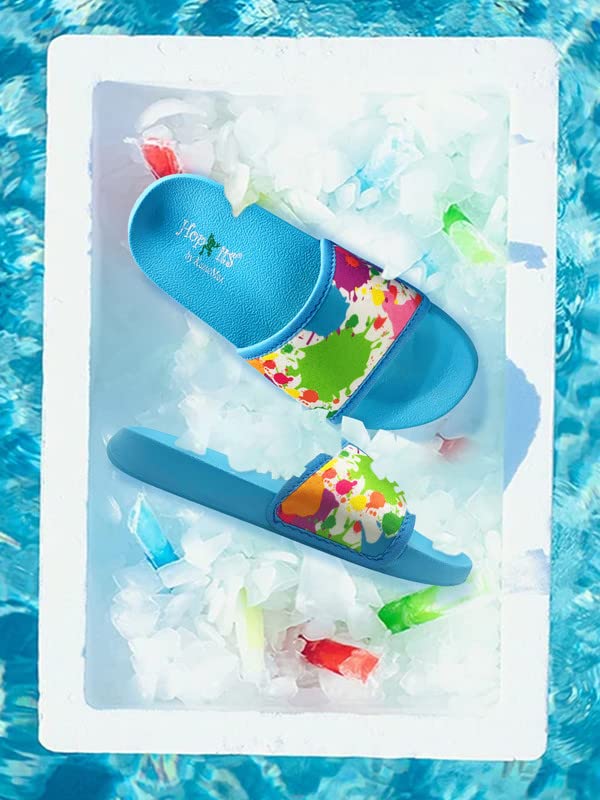 Image of KazarMax Hopits Kids & Girls Printed Flip Flop /Soft, Comfortable, Indoor & Outdoor Slippers