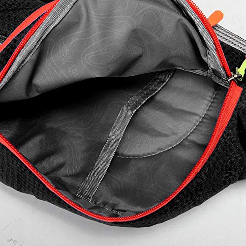 Cycling Crossbody Shoulder Backpack,Waterproof Sling Backpack Multifunctional One Shoulder Bag Chest Bag for Cycling Outdoor Travel Walking Hiking,Black4