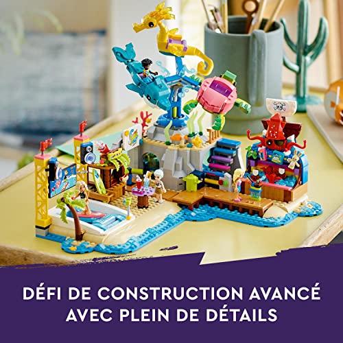 Image of LEGO Friends Beach Amusement Park 41737 Building Toy Set; A Technical Building Project for Ages 12+