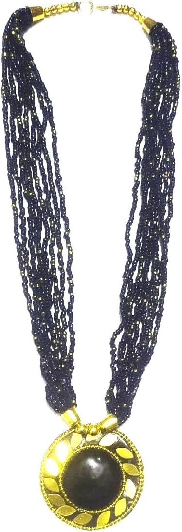 Dalthamman black colour pendal necklace/party jewellery