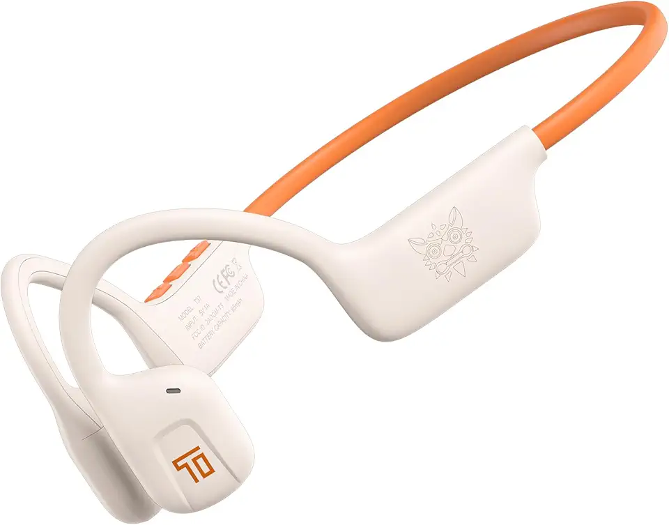Fones de ouvido leves de condução óssea, fone de ouvido esportivo aberto com microfone redutor de ruído, à prova de suor, tempo de reprodução 10H, carregamento rápido, ajuste seguro para corrida