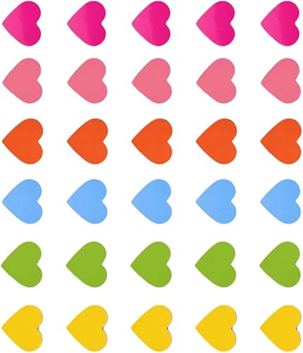 Miniatura 4 de NUOBESTY 120 imanes de nevera en forma de corazón decorativos para nevera para oficina, casillero, pizarra, regalos de fiesta, 1.2 in