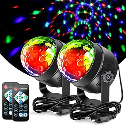 Luces Discoteca, Litake 7 Colores 3W RGB Bola Discoteca Cover