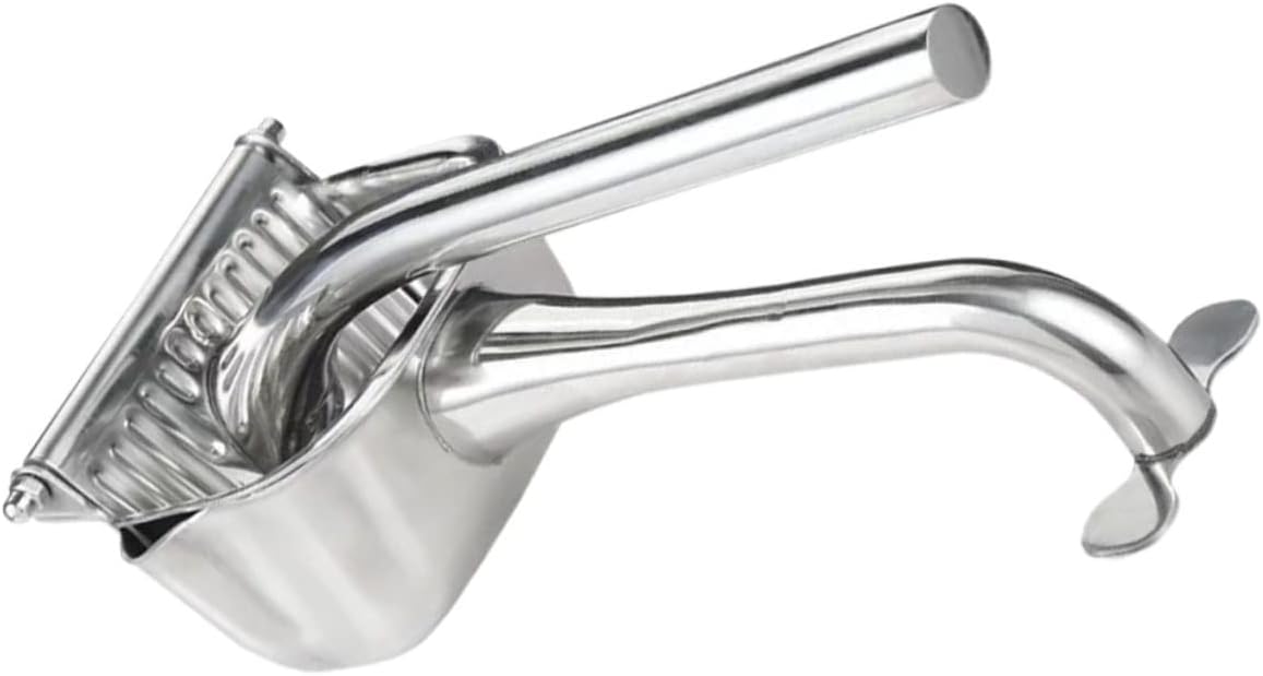 304 Stainless Steel Manual Fruit Squeezer Ergonomic Handheld Juicer for Citrus and Fruits Non-Slip Design for Kitchen Use Easy to Clean