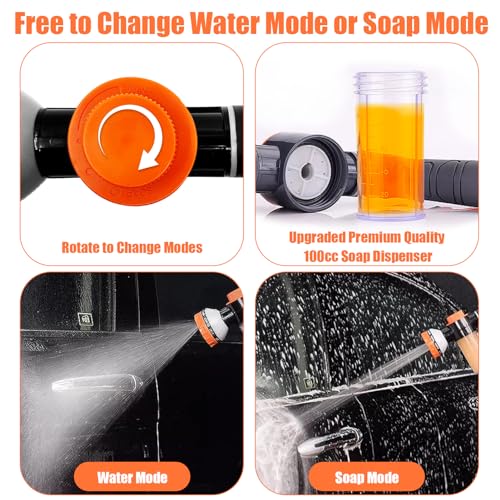 image for AYBBSHOW Dog Washing Hose Attachment for Pet Bathing with Black Shower