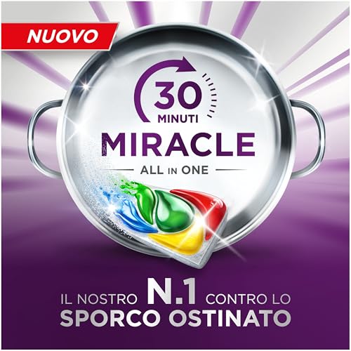 Fairy 30 Minuti Miracle Detersivo Pastiglie Lavastoviglie, 90 Capsule, Limone, Il Nostro N.1 Contro Lo Sporco Ostinato, Potente Anche Nei Cicli Brevi, MEGA Pack - Immagine 3