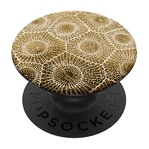 Cool Petoskey Stone Rocks Pattern Design Background Gift PopSockets Grip and Stand Cover