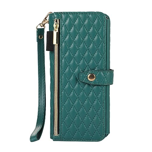 Étui Samsung Galaxy Z Fold 6 en cuir synthétique vert pour votre liberté
