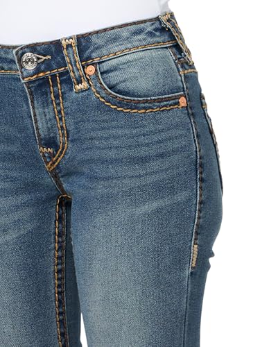 True Religion Becca Super T Stitch Bootcut Jeans for Women - Mid-Rise Fit3