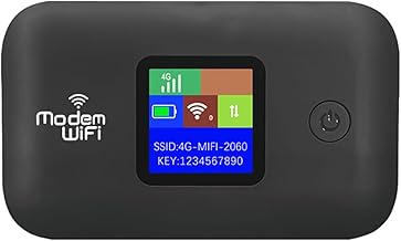 300 Mbps 4G LTE Mobile WLAN Hotspot, Portable Travel Router, SIM Card Slot Unlocked Hotspot Router, Up to 10 Devices for Europe, Africa, Southeast Asia, Northeast Asia