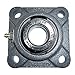 Flange Bearing, 4-Bolt, Ball, 1-3/16" Bore
