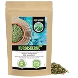 Alpi Nature Graine de Courge 500g, Graines de Courge Crues et Pelées pour Salades, Smoothies et Desserts