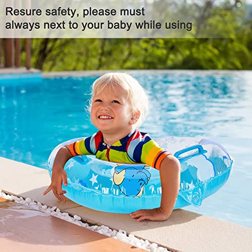 Sealive Infant Pool Float, Baby Swimming Ring with Toddler Seat Boat & Double Handle, Childrens' First Pool Floaties, Bathtub Toys Accessories for Kids Toddlers