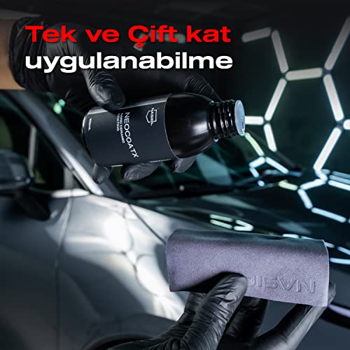 Nasiol Neocoatx Araç Nano Seramik Kaplama Ve Boya Koruma-100 Ml-1 Yıl Etkili-5 Araca Kadar Kaplama, Oto Detailing Kiti, Araba Boya Bakımı, Hidrofobik Nano Koruma, Boya Parlatma