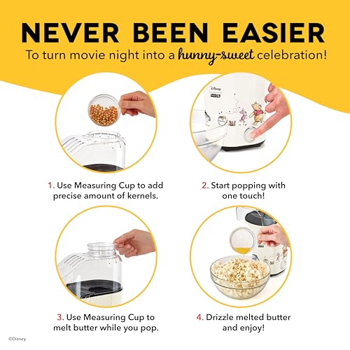 Image of Disney | Dash Winnie the Pooh Fresh Pop Popcorn Maker, 16-Cup Air Popper