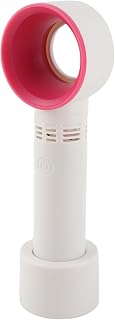 YUYTE Bladeless Fan, Eyelashes Portable USB Rechargeable Bladeless Hand Held Grafting False Eyelashes Fan - Quick Drying Tool for Eyelash Extensions with Speed Settings (White)