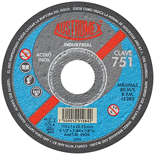Austromex 751 INOX CUTTING DISC SP 4½ X 3/64 "INDUSTRIAL