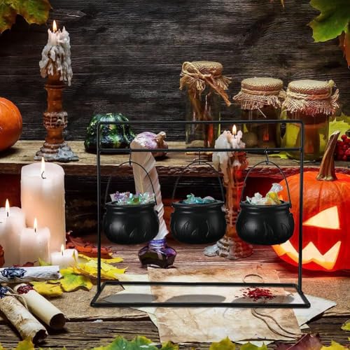 Chaudron de sorcière kit de service pour distribution de friandises d'Halloween - 4
