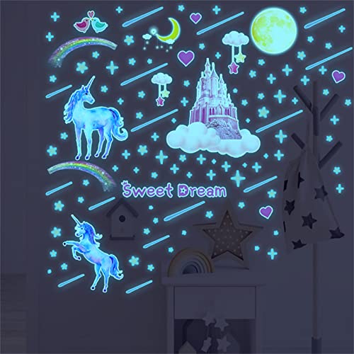 Vinilos Decorativos Unicornio que Brillan en la Oscuridad miniatura 5