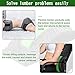 Back Stretcher, Lumbar Back Pain Relief, Multi-Level Lumbar Support Device, Back Massager Pain Relief for Herniated Disc, Sciatica, Scoliosis, Lower and Upper Back Stretcher Support