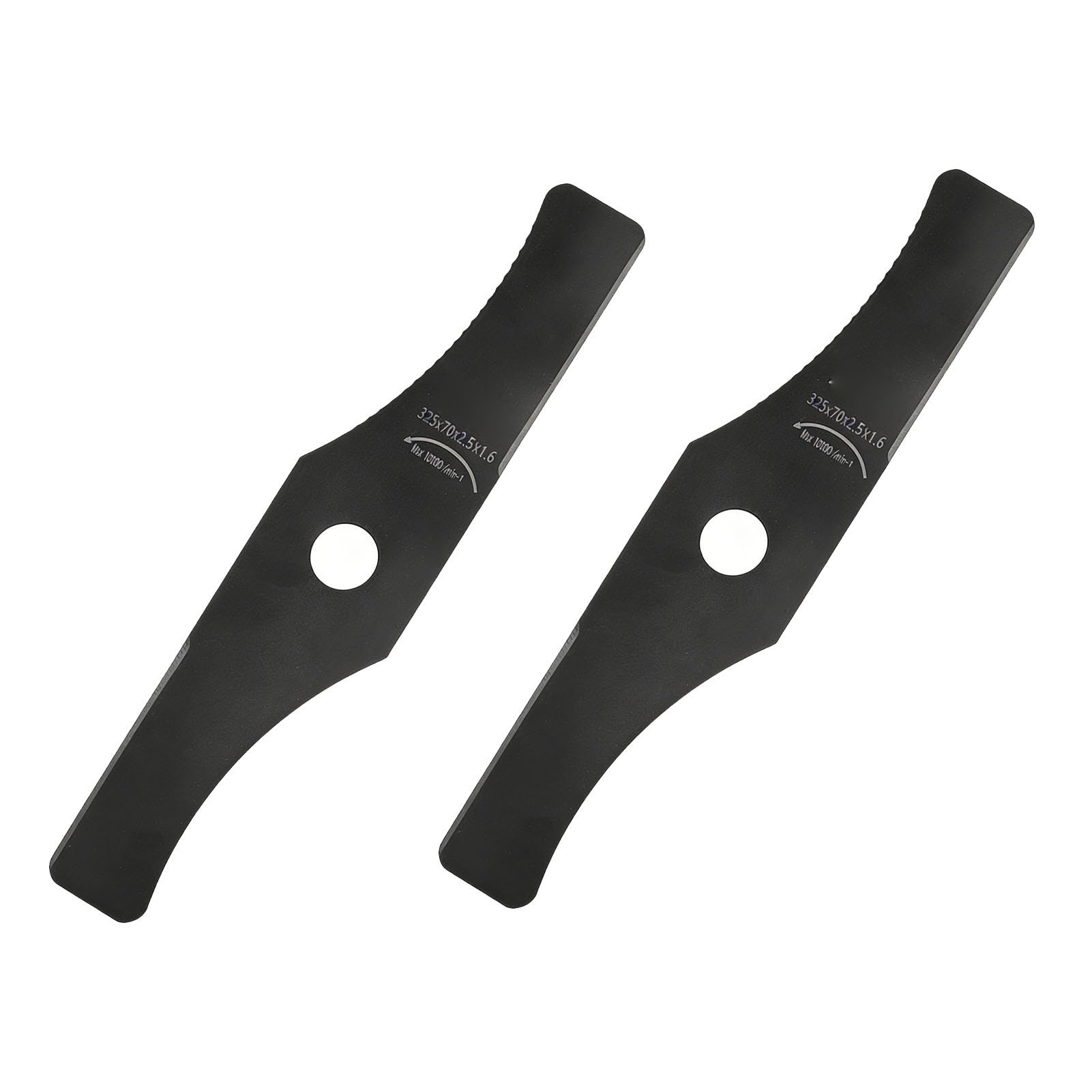 Lama per Decespugliatore a 2 Denti, Lama di Ricambio per Tosaerba in Acciaio Al Manganese con Bordo Lucido Resistente All'usura e Ad Elevata Durezza per Decespugliatore, Di