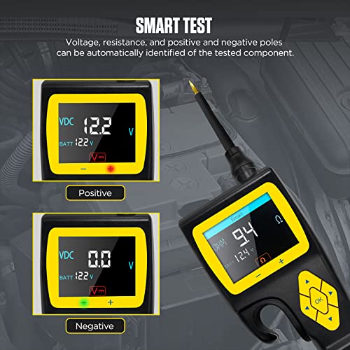Autool Electric System Circuit Tester,Automotive Electrical System Tools,9V-30V Electrical System Diagnostic Tool With 2.4-Inch Lcd Display #TOP6