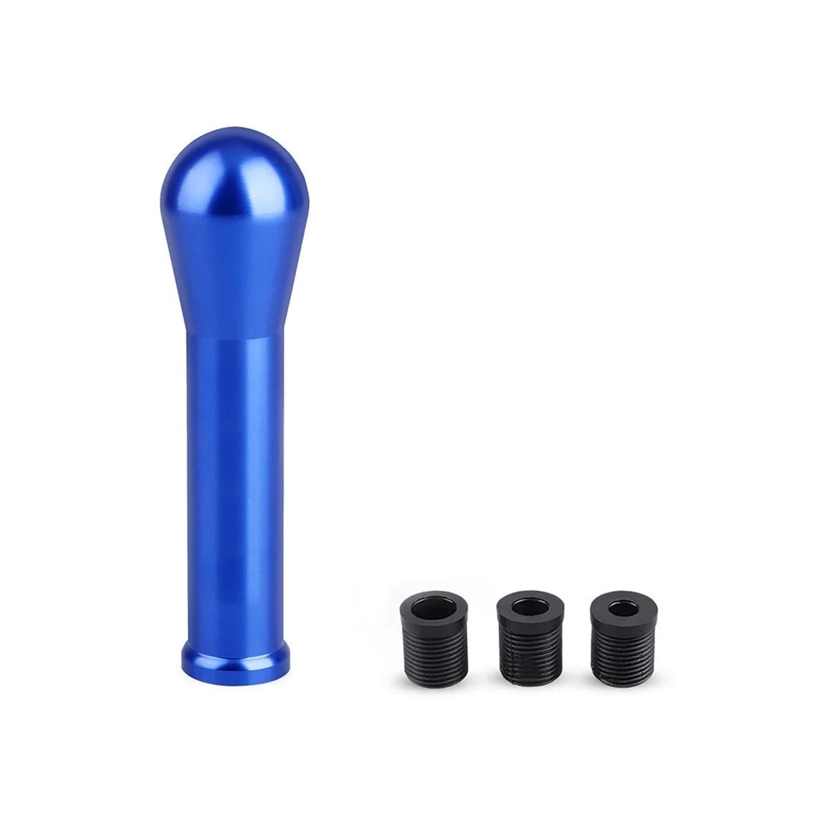 DAJMSUY 150mm Truck Gear Shift Knob Universal Car Manual Transmission Aluminum Shifter Lever with Three Adapters Car Gear Shift(Blue)
