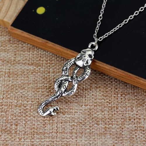 Death Eater Dark Mark Snake Symbol Pendant Chain Necklace3