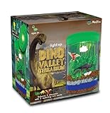 Light-Up Terrarium Kit for Kids with 5 Dinosaur Toys, STEM Educational DIY Science Project - Create Your Customized Mini Dinosaur Garden for Children - Best Gift for Boys and Girls Age 3, 4, 5, 6, 7