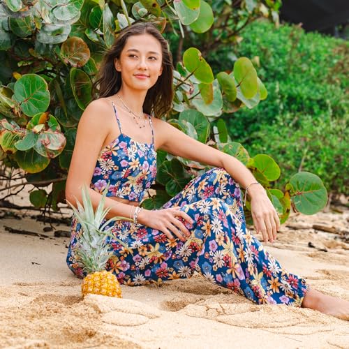 Image of Lotus and Luna Women's Harem Pants Thai Pants for Beach & Lounge High Waisted Flowy Boho Pants Genie Pants Yoga Pants