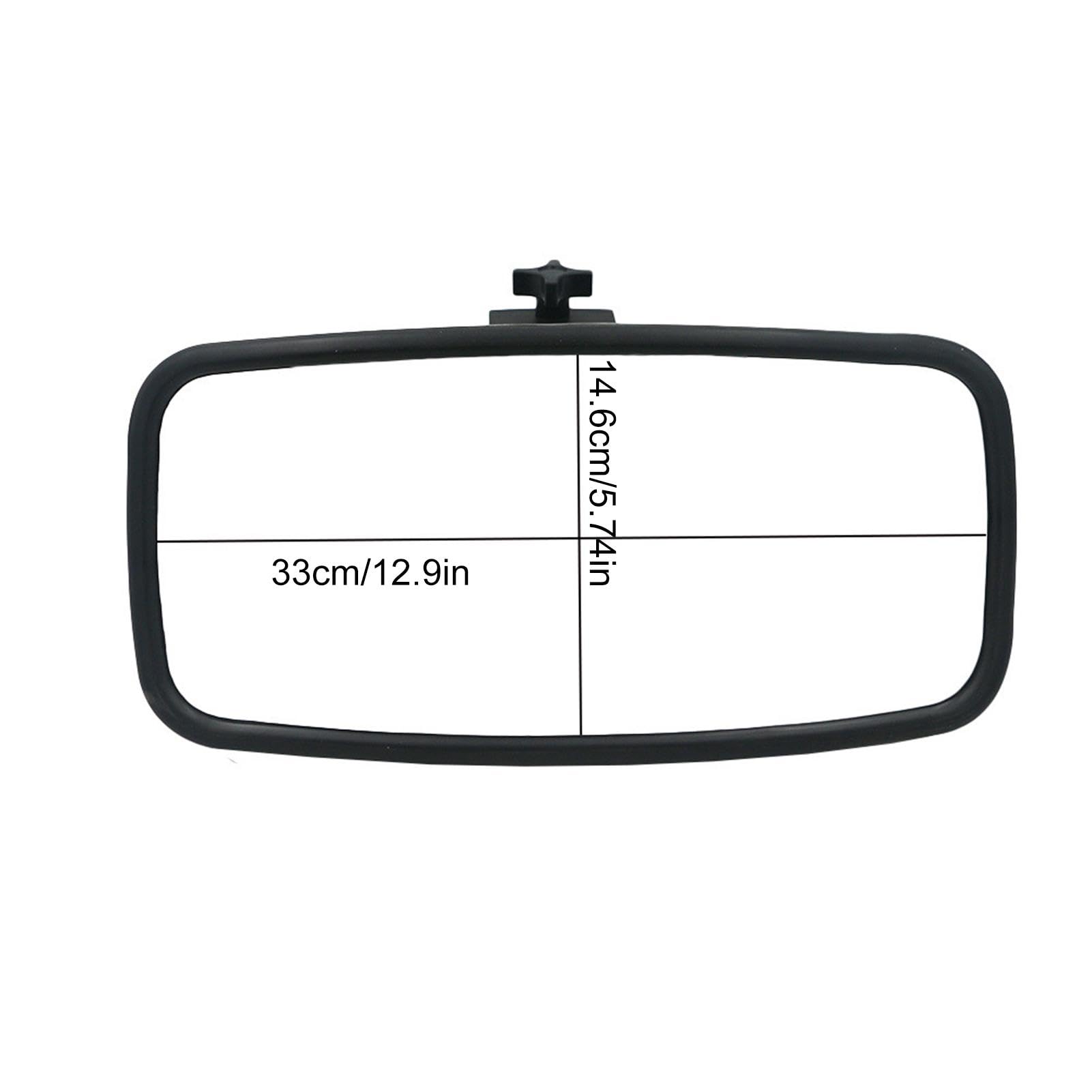 Specchietto retrovisore per barche, universa-l, specchio retrovisore per sport acquatici, specchio convesso, specchio per surf, grande vista posteriore per sci d'acqua, specchio per barche a motore,
