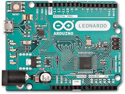 Arduino Leonardo com cabeçalho...