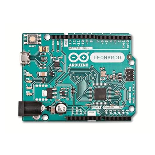 Arduino Leonardo with Headers [A000057] - Scheda di sviluppo con microcontrollore ATmega32U4, compatibile con Arduino IDE, ideale per progetti elettronici, interfacce HID e applicazioni fai da te.