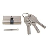 Haoyull Door Cylinder Lock Security Interior Lock Anti-Theft Entrance Metal Door Lock ith 3 Keys Home Door Accessories