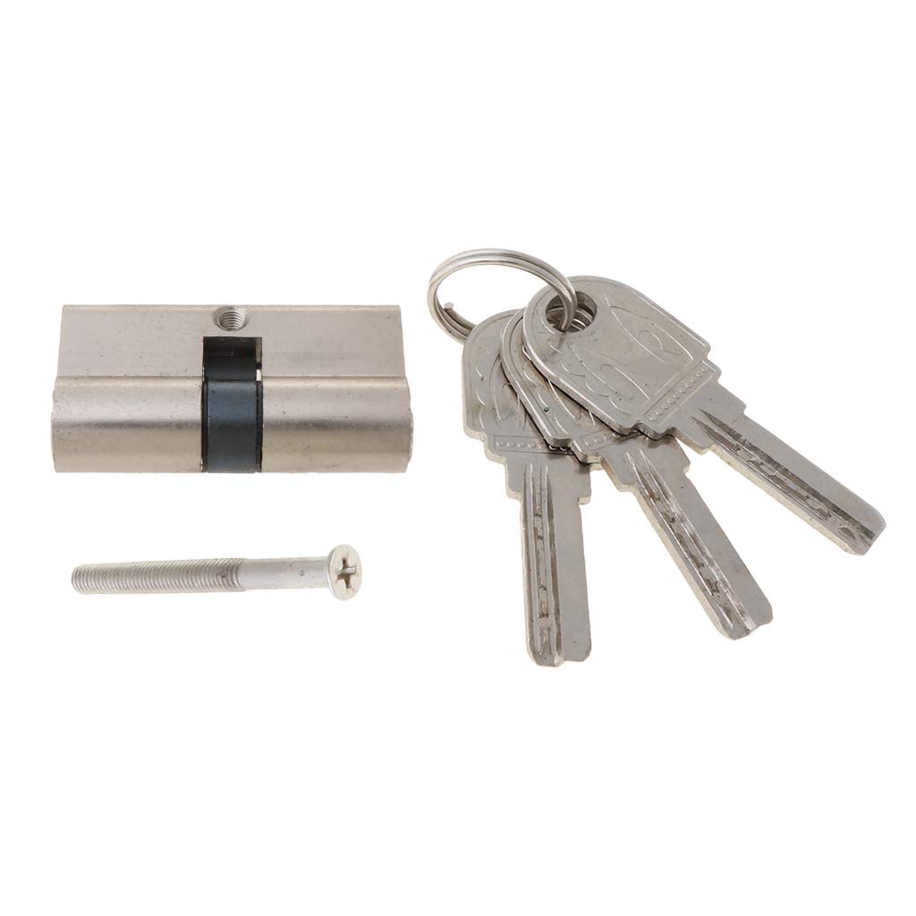 Entry Door Cylinder Lockset with 3 Antitheft Entrance Door Single Open Cylinder for Home Single Open