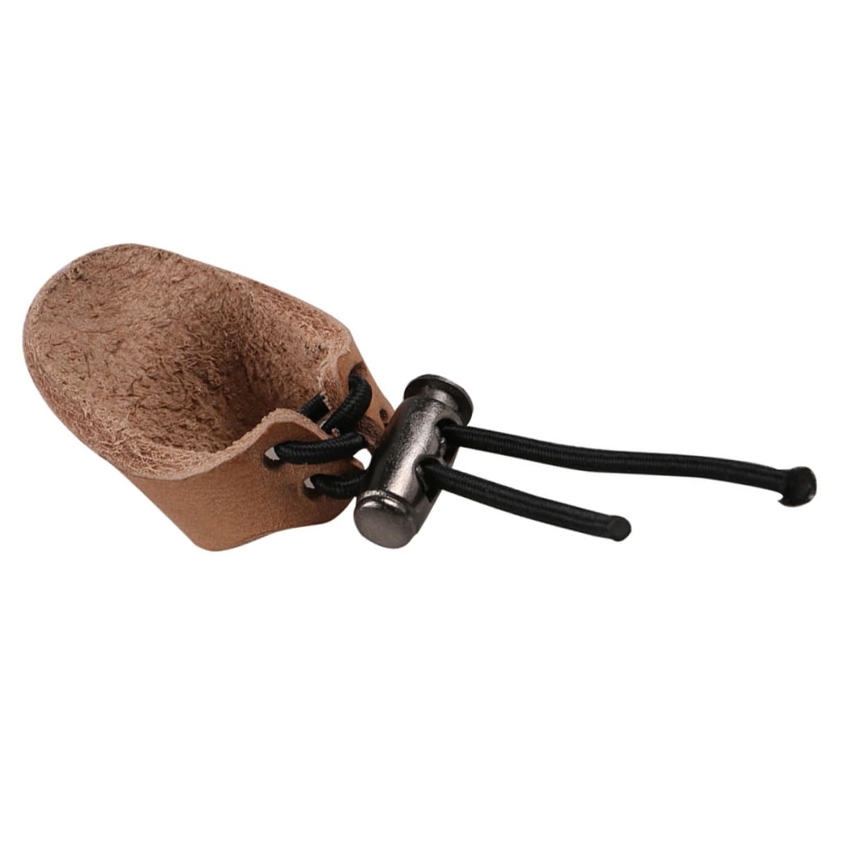 BIUDECO Hunting Archery Thumb Ring Leather Thumb Ring Adjustable Archery Finger Protector for Shooting