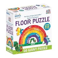 Briarpatch The World of Eric Carle The Very Hungry Caterpillar 2-Sided Floor Puzzle, Grades PreK + (UG-33836)