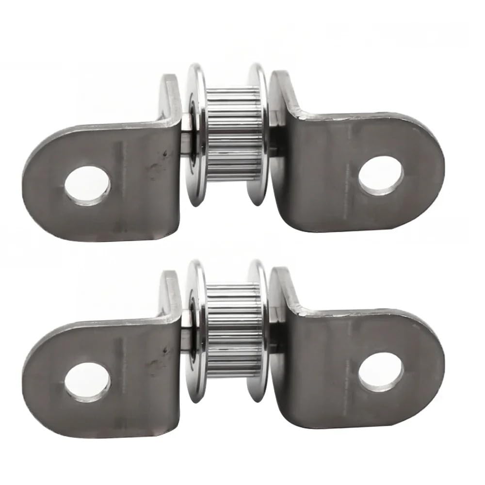 Aixinong1 Koła pasowe napinacza ze wspornikiem Aluminiowe koło napędzane płaskie 20T do części I3 | Oś Z 6MM Obudowa łożyska paska rozrządu(5pcs)