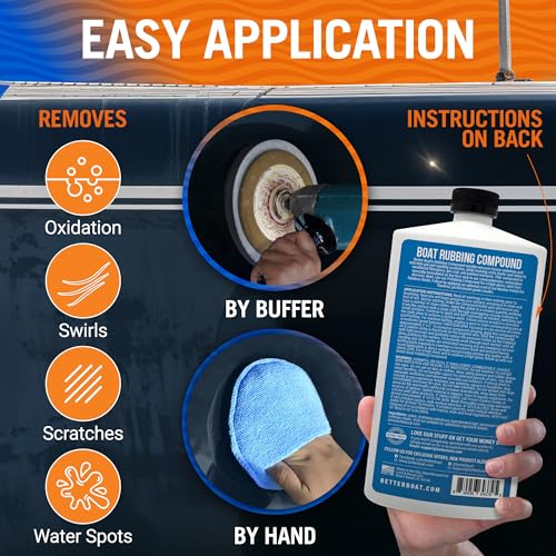Image of Marine Rubbing Compound, Fiberglass Buffing and Scratch Remover, Gelcoat