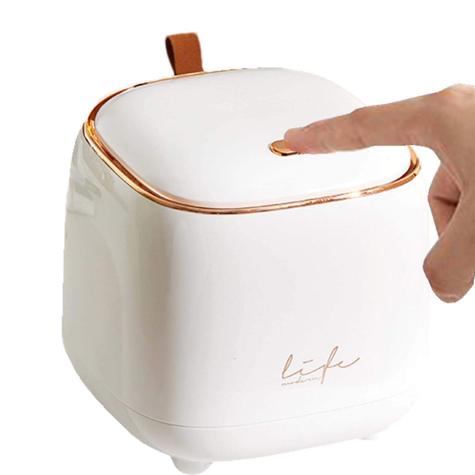 Poubelle De Table Avec Couvercle,Mini Poubelle Plastique,pour