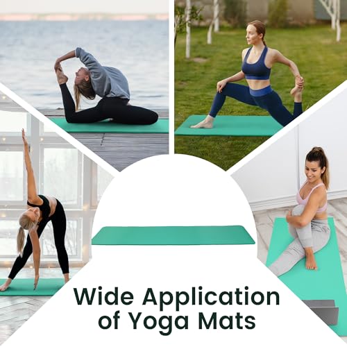 Image of BalanceFrom GoYoga All-Purpose 1 /2-Inch Extra Thick High Density Anti-Tear Exercise Yoga Mat with Carrying Strap