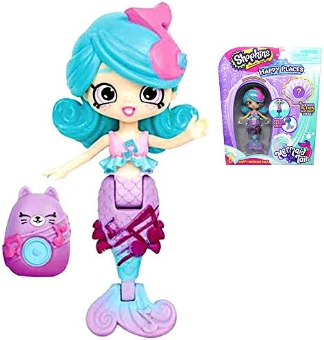 HAPPY PLACES Harmony Mermaid Tails Doll 3" with Color Change Tail