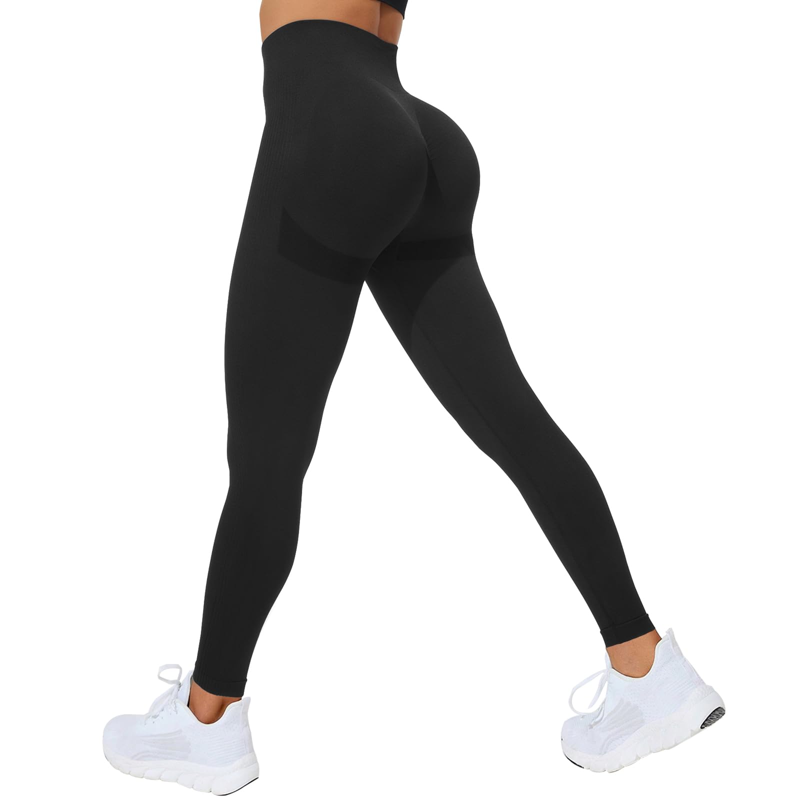 Damskie legginsy sportowe push up spodnie do jogi z wysokim stanem matowe antycellulitowe spodnie wyszczuplające odzież sportowa do fitnessu joggingu na siłownię