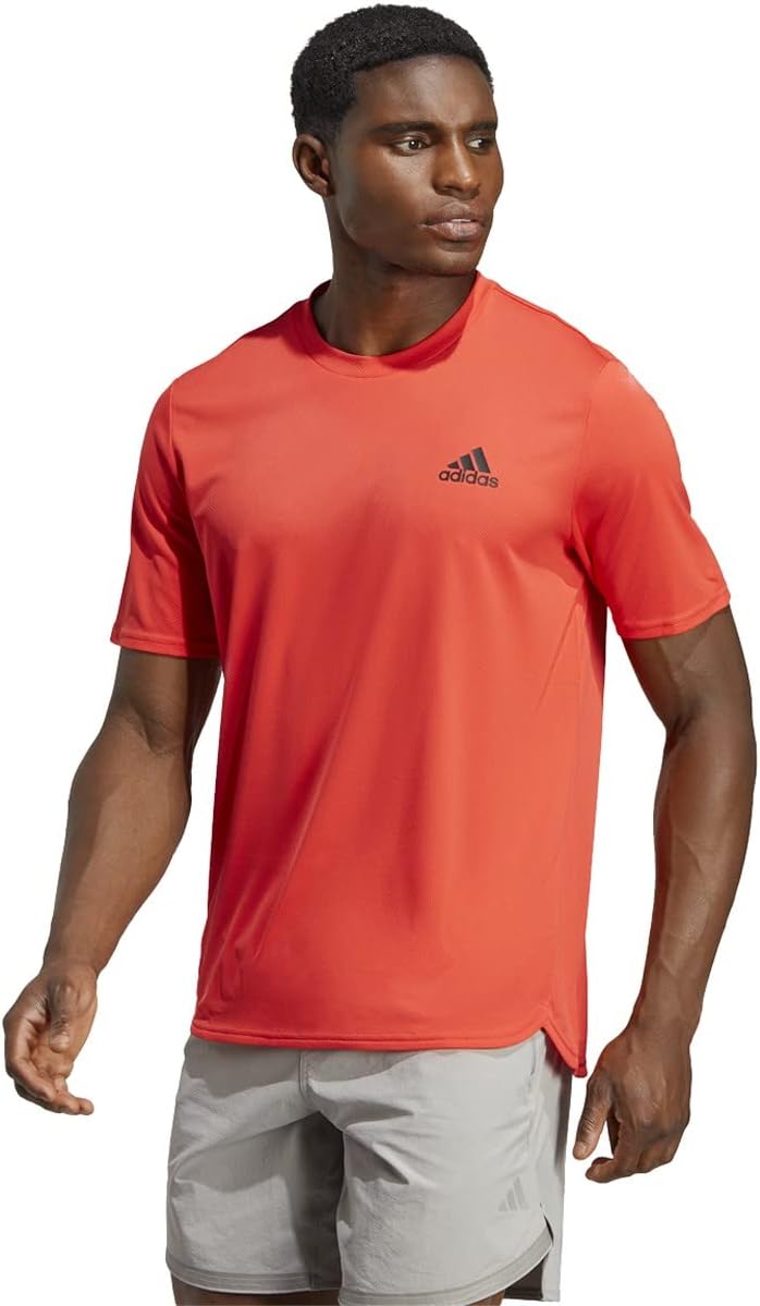adidas red colour t shirt