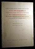  Alte Architektur. Ansichten und Vorlage - Bücher. Kunstliteratur aus dem Besitze Prof. Herm. Dernburg eines Frankfurter Sammlers. Berlin, Paul Graupe, Versteigerung 135, Juni 1934. Katalog.