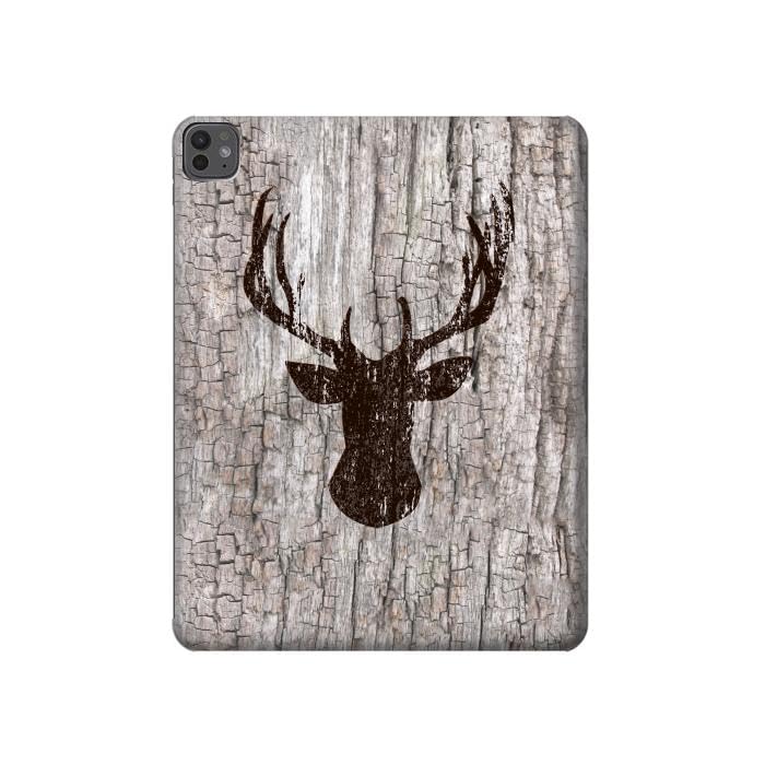 Coque iPad Pro 13 (2024-2025) Housse Graphique Tête de Renne