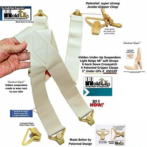 Hold Up Suspenders for Men - Hidden Men's Suspenders - Undergarment Comfort & Convenience - Airport Friendly - Image 5