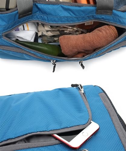 Convertible Suit Travel Bag 20in Travel Duffle Bag For Men, Duffel Bag With Shoes Compartment Overnight Bag For Women hanging garment duffel bag (Color : D, Size : 51 * 30 * 26cm)4